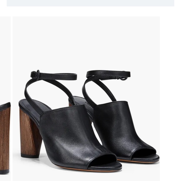 Vince Shoes - Vince Palero Block Heel Sandal black leather size 9